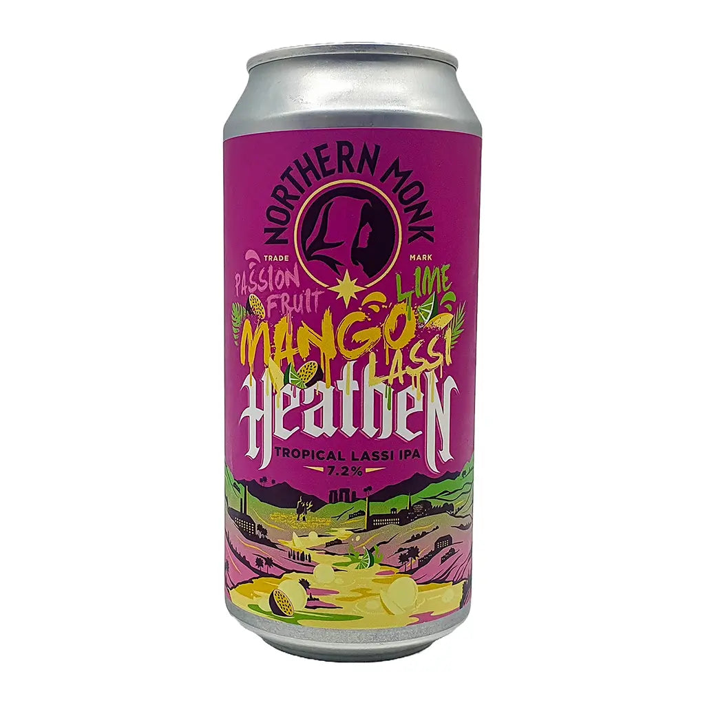 Northern Monk - PASSION FRUIT, LIME, MANGO LASSI HEATHEN  TROPICAL LASSI IPA - Dorst