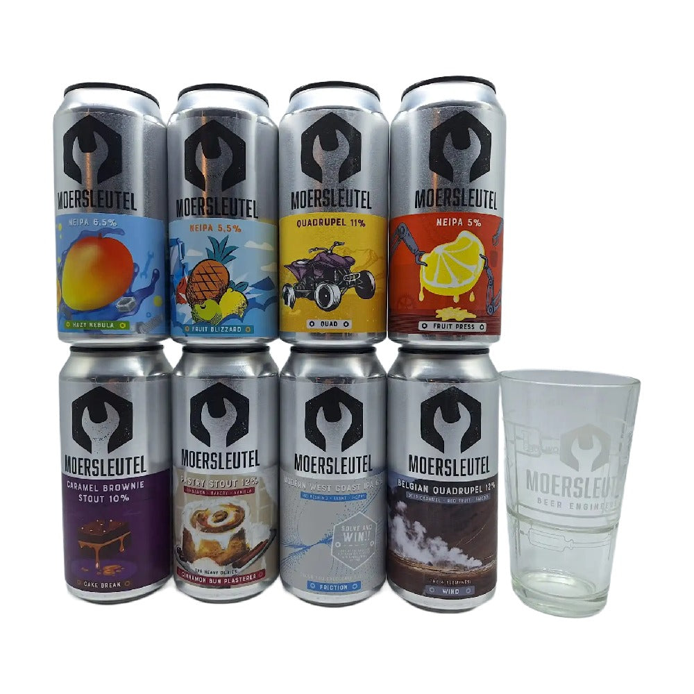 Moersleutel - Package Deal met Glas (8x) - Dorst